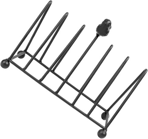 رف كتب معدني من Gatuida Iron Art مع تصميم طائر، حامل كتب ثلاثي لسطح المكتب ومقسم متعدد الوظائف لتنظيم ملفات المكتب والسجلات والصحف in Kuwait