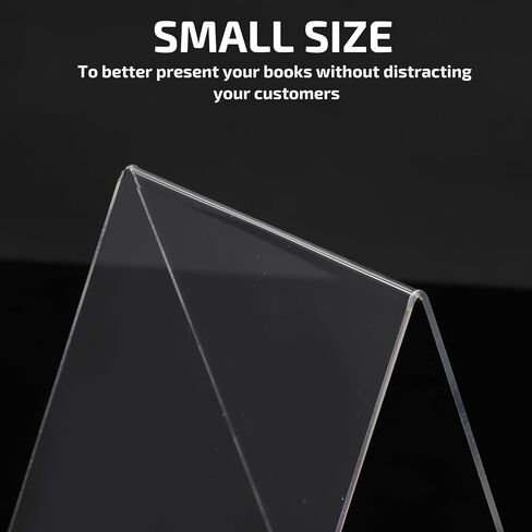 Acrylic Desktop Book Rack Thickened A5 Slanted Book Display Stand for Tabletop Organization in Kuwait