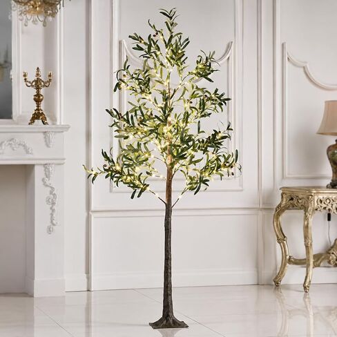 Lightshare Lighted Gypsophila Tree 6FT 176 LED Artificial Baby Breath Flowers with Lights for Wedding Home Christmas Holiday Decoration (Gypsophila Tree) in Saudi Arabia