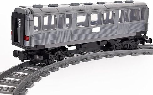 Train Building Block Carriage Kit, Creative Train Model Set, Single Rail Car for Train Building Block Sets, Compatible with All Major Brands, Classic Baseplate Brick Expansion for MOC Train Fans in Saudi Arabia