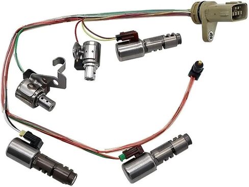 U140E U240E U241E Transmission Solenoids Valve Kit & Wiring Harness Compatible For Toyota RAV4 Camry Highlander Compatible For Lexus ES300 RX300 in Saudi Arabia