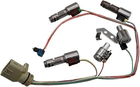 U140E U240E U241E Transmission Solenoids Valve Kit & Wiring Harness Compatible For Toyota RAV4 Camry Highlander Compatible For Lexus ES300 RX300 in Saudi Arabia
