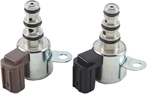 مجموعة صمامات الملف اللولبي للتحكم في ناقل الحركة متوافقة مع Honda Accord Odyssey Pilo-t TL CL MDX 28400-P6H-013 28500-P6H-013 (زوج) in Kuwait