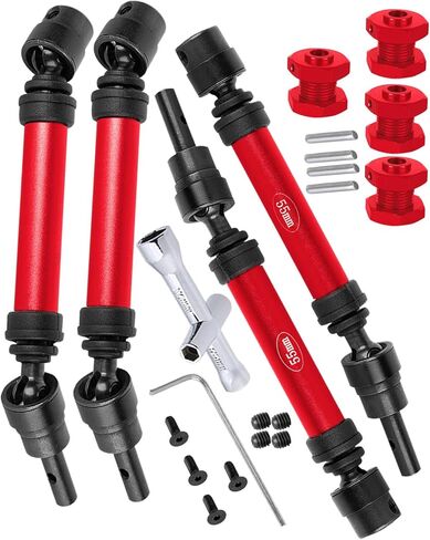 RC Upgrades Part Drive Shaft CVD for 1/8 Typhon 3S BLX,Typhon Mega 550,#45 Steel Front Rear Driveshaft Axles with Hex Hub,Navy Blue in Kuwait