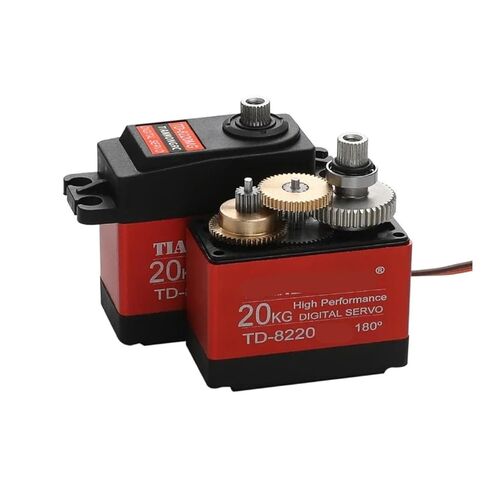 4 pcs TD-8220 20KG Digital Servo - Metal Gear Steering Motor(4PCS 360 Degree) in Saudi Arabia