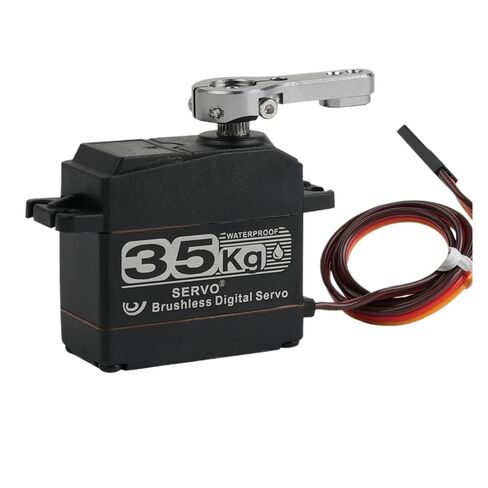 35kg.cm Digital Servo Remote Control Servo Metal Gear 25T Arm Suitable for 1/8 1/10 1/12(1x35kg 270 Degree) in Saudi Arabia