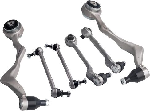 6 قطع من أذرع التحكم الأمامية السفلية من maXpeedingrods مع مفاصل كروية لسيارة BMW E90 128i 135i 325i 328i 330i 335i 335is، طقم تعليق مع قضبان ربط شريط Sway OE#K620127، K750003 in Kuwait