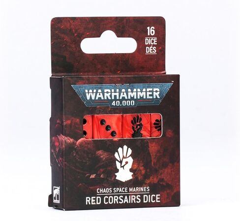 ورشة الألعاب - Warhammer 40K - Chaos Space Marines - Red Corsairs Dice 2026 in Kuwait