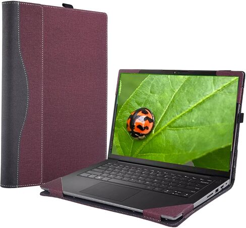 حافظة كمبيوتر محمول متوافقة مع dell Pro 14 Plus PB14255 PC14255 PC14250 PV14250 PB14255 PB14250 MC14250 DB14255 ins 5440 7425 7430 7435 7440 7445 غطاء حماية (أحمر خمري) in Kuwait