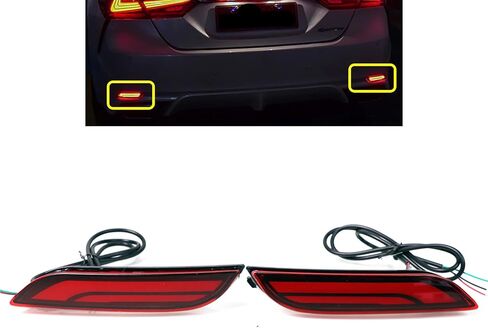 Front Bumper Fog Light Compatible With 2018-2024 Toyota Camry SE XSE TRD LED DRL Daytime Runing Driving Light With Dynamic Sequential Turn Signal Light in Saudi Arabia