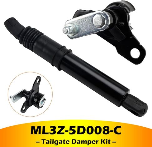 طقم مثبط الباب الخلفي Topteng ML3Z-5D008-C لسيارة Ford F150 (2021-2025)، لا مزيد من الضربات العنيفة، سهل التركيب، استبدال OEM in Kuwait
