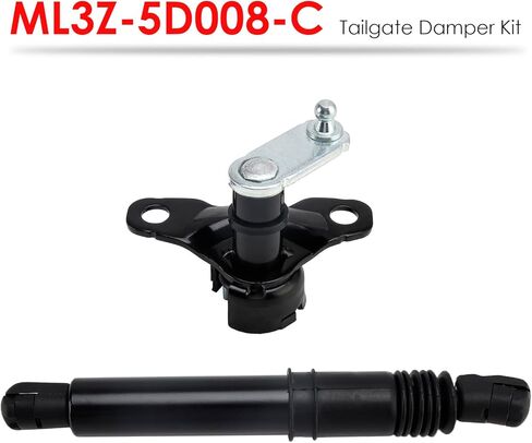 طقم مثبط الباب الخلفي Topteng ML3Z-5D008-C لسيارة Ford F150 (2021-2025)، لا مزيد من الضربات العنيفة، سهل التركيب، استبدال OEM in Kuwait
