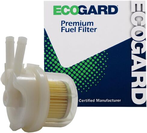 ECOGARD XF29157 Premium Fuel Filter Fits Toyota Pickup 2.4L 1983-1990, Pickup 2.2L 1979-1980, Tercel 1.5L 1980-1988, Corolla 1.8L 1980-1982, Celica 2.4L 1981-1983, 4Runner 2.4L 1984 in Kuwait