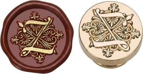 Initial Alphabet Wax Seal Stamp Z, Vintage Wax Seal Stamp Letter with Removable Brass Head and Wooden Handle, Classic Retro Sealing Wax Stamp for Wedding Invitations, Greeting Cards in Saudi Arabia