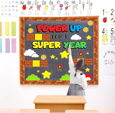 Motivational Bulletin Board Decorations Set with Borders Cutouts Decor for Teachers Back to School Motivational Poster for Class School Classroom Bulletin Board Decoration in Saudi Arabia