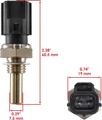 مفتاح مستشعر درجة حرارة الماء المبرد من كالتريك متوافق مع سوزوكي VZR1800 بوليفارد M109R 2006-2019 / برجمان 650 AN650A ABS 2006-2012 in Kuwait