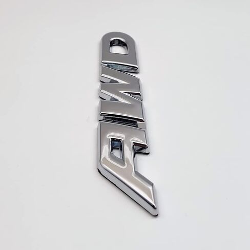 Generic 3D Metal AWD Logo Emblem All-Wheel Drive Trunk Lid Badge Off Road Sticker 4X4 Sport Decal Car Trunk Replacement for Universal Vehicle (Rear,Chrome) in Kuwait