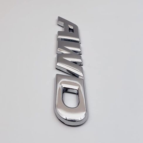 Generic 3D Metal AWD Logo Emblem All-Wheel Drive Trunk Lid Badge Off Road Sticker 4X4 Sport Decal Car Trunk Replacement for Universal Vehicle (Rear,Chrome) in Kuwait