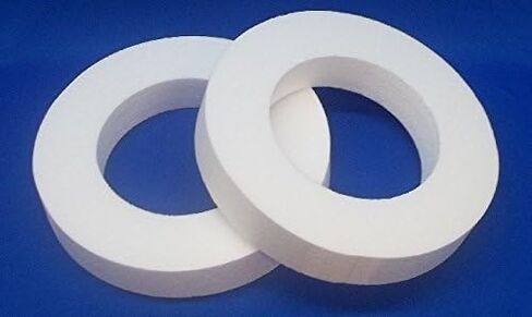 2 PC Set EPS Styrofoam Wreaths 10" or 12" x 2" (12") in Saudi Arabia