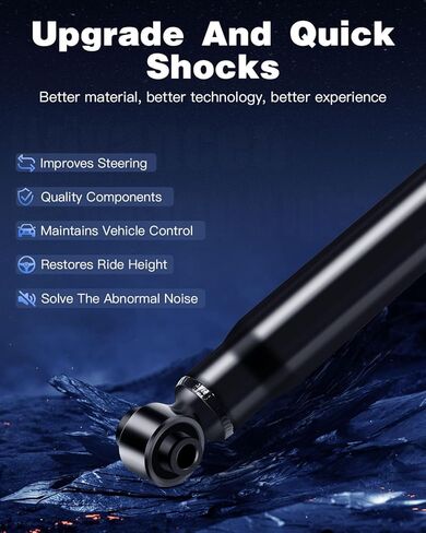 Rear Shocks Absorbers,ECCPP Gas Shocks for Dodge fits 2005-2010 for Dodge Dakota,2006-2009 for Mitsubishi Raider Pair Shocks with 344378 in Kuwait