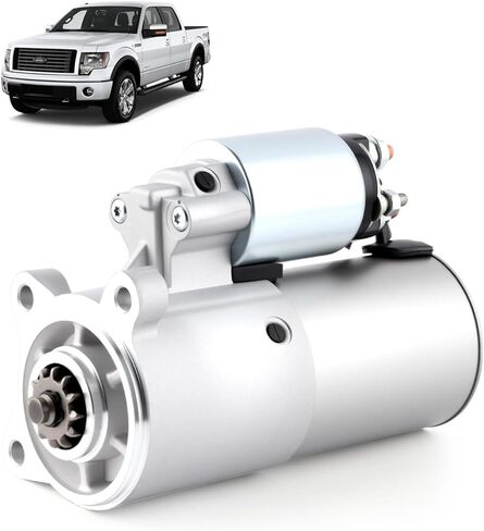 Starter Motor 6646N Fit for Ford Excursion, Expedition, F-Series Pickups, F450 F550 Super-Duty, Mustang, for Lincoln Navigator Automotive Replacement Engine Starters F81U11000AA 6646 in Kuwait