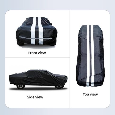 Custom Truck Car Cover Fit for Dodge Ram 2500/3500(2002-2026) Crew Cab LB, All Weather 10 Layers Outdoor Exterior Covers, Waterproof Breathable Sun Sonw Wind Dust UV Protection with Zipper in Saudi Arabia