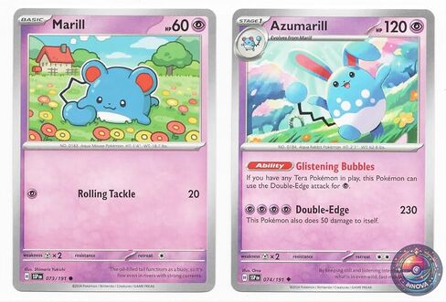 Azumarill 074/191 – Surging Sparks – Pokemon Evolution Card Lot in Kuwait