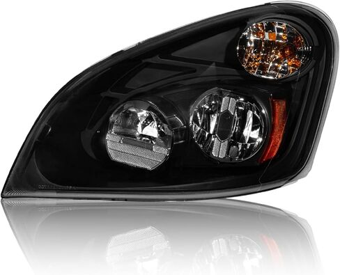 LED Headlight Fits for Freightliner Cascadia 2008-2017 Performance Black Headlamp Assembly 12V RH Right Passenger Side in Saudi Arabia