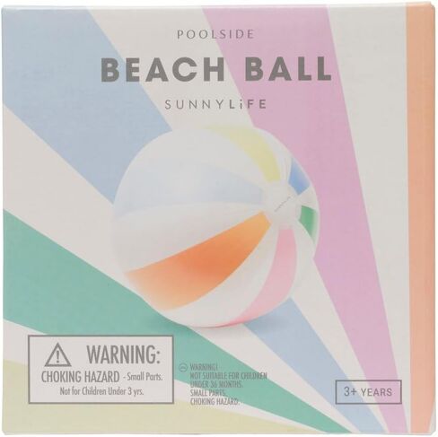 Sunnylife Inflatable Beach Ball | Pool Side Pastel Gelato in Kuwait