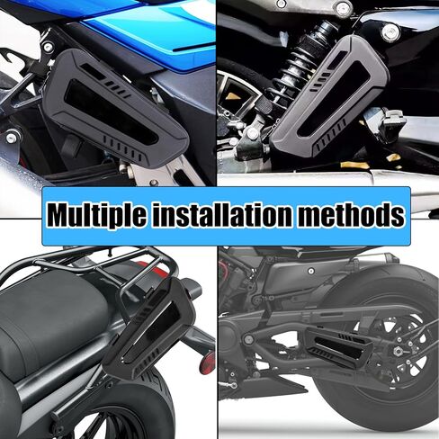 For GSX-8T GSX-8TT GSX-8R GSX-8S Motorcycle saddle bag waterproof triangle frame bag hard shell side hanging bag seat tube accessories storage bag (GSX-8S) in Saudi Arabia
