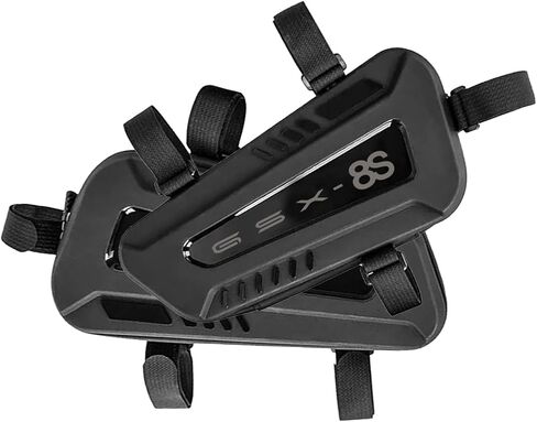 For GSX-8T GSX-8TT GSX-8R GSX-8S Motorcycle saddle bag waterproof triangle frame bag hard shell side hanging bag seat tube accessories storage bag (GSX-8S) in Saudi Arabia