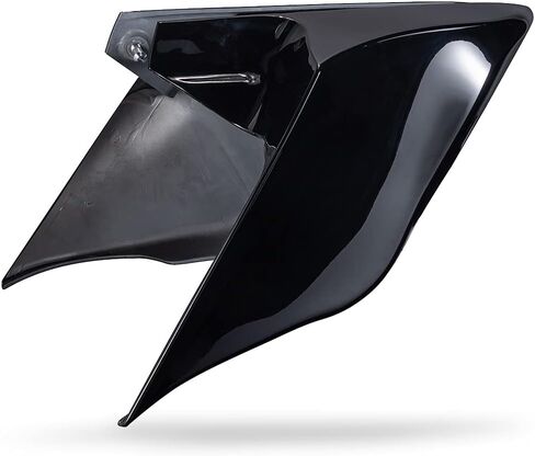 أغطية جانبية ممتدة مقاس 4.5 بوصة من Advanblack تناسب 2009 2010 2011 2012 2013 Harley Touring Street Glide Road Glide (أسود زاهي، زوج واحد) in Kuwait