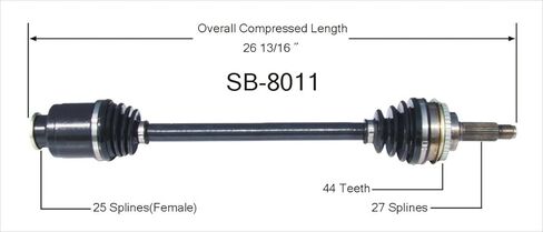 SB-8011 CV Axle Shaft in Saudi Arabia