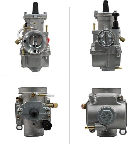 Priprilod Carburator ومجموعة أحذية السحب مع حامل مشعب السحب متوافق مع Kawasaki KX85 KX100 2001-2021 متوافق مع مجموعة المكربن ​​للدراجات النارية KX85/100 in Kuwait