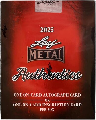 2025 Leaf Metal Authentics Volume 2 Multi-Sport Trading Card Box (Look for 1 on-Card Autograph or on-Card Inscription Autograph Per Box) in Saudi Arabia