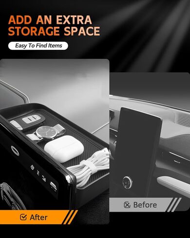 CDEFG for 2023-2025 2026 Ford Mustang Mach E Dashboard Organizer Tray - Behind 15.5 Inch Screen Dash Storage Tray Mache Accessories in Kuwait