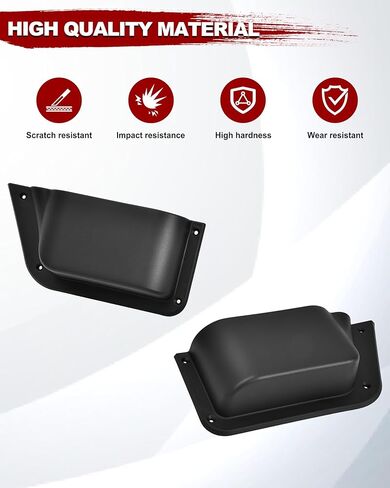 Rear Door Storage Pockets for Ford Bronco Accessories, Back Door Side Boxes Cup Holders Storage Interior Organizer Compatible with Ford Bronco 2021-2025 4 doors, 2 PCS in Kuwait