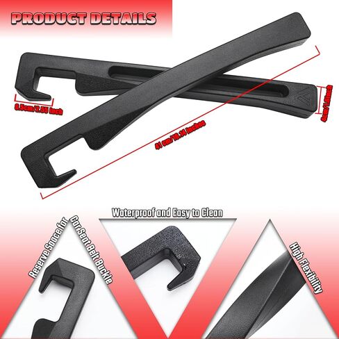 Honda Prologue Seat Gap Filler, Car Seat Gap Filler Organizer Stop Things from Dropping Customized Interior Accessories for Honda Black, 2 Pack in Saudi Arabia