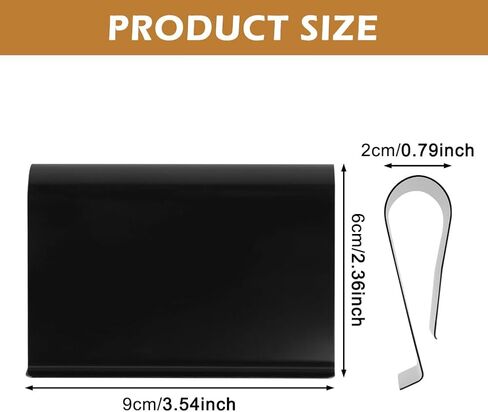 Car Air Freshener Visor Clip Compatible with Drift Car Air Freshener, Vehicle Sun Visor Metal Clip, Cli-p Holder Auto Accessories for Cabin, Truck & SUV, Freshener not include(COLOR:Black) in Saudi Arabia
