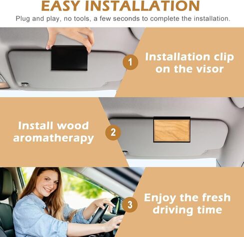 Car Air Freshener Visor Clip Compatible with Drift Car Air Freshener, Vehicle Sun Visor Metal Clip, Cli-p Holder Auto Accessories for Cabin, Truck & SUV, Freshener not include(COLOR:Black) in Saudi Arabia