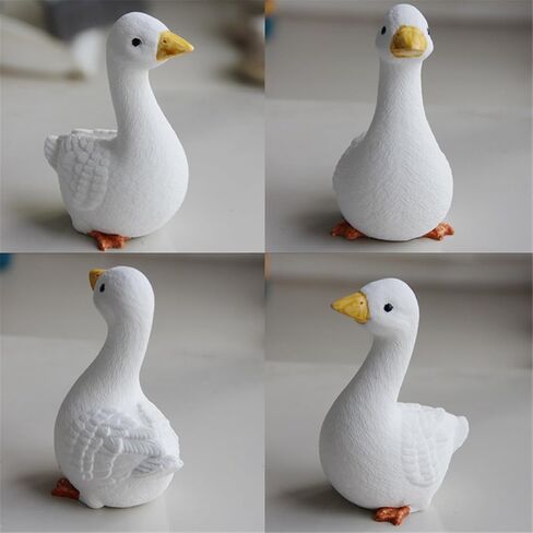 3D الأوز الحيوان تمثال سيليكون مقاومة للحرارة قوالب راتنجات الايبوكسي لصناعة الصابون شمعة الجبس الديكور ديكور المنزل قوالب السيليكون الطين الاسمنت in Kuwait