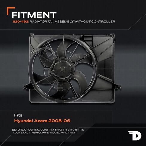 Dorman 620-492 Engine Cooling Fan Assembly Compatible with Select Hyundai Models in Kuwait