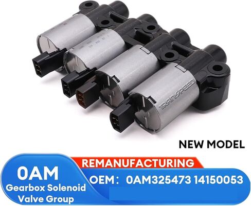 0AM DQ200 Auto Transmission 4PCS Solenoid Valve Kit New Version Compatible For VW Compatible For SEAT Compatible For SKODA 7 SPEED Gearbox in Saudi Arabia