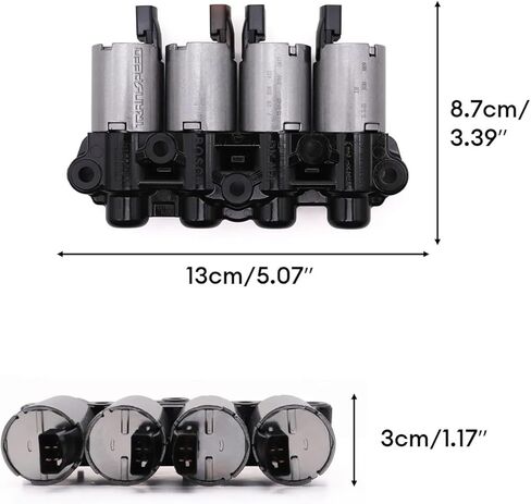 0AM DQ200 Auto Transmission 4PCS Solenoid Valve Kit New Version Compatible For VW Compatible For SEAT Compatible For SKODA 7 SPEED Gearbox in Saudi Arabia