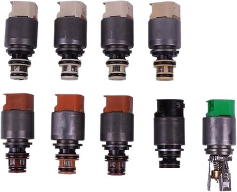 9 PCS Automatic Transmission Solenoids Kit 8HP45 8HP70 Compatible For Audi Q7 Compatible For Jaguar XJ/Range Rover Car Engine Accessories Replacement Part in Kuwait