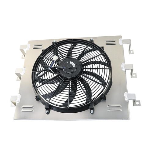 Radiator Shroud&16'' Electric Fan for 55-59 Chevy GMC 3100 3200 3400 3500 3600 Truck 1956 1957 1958 Radiator Cooling Fan Assembly kit in Kuwait