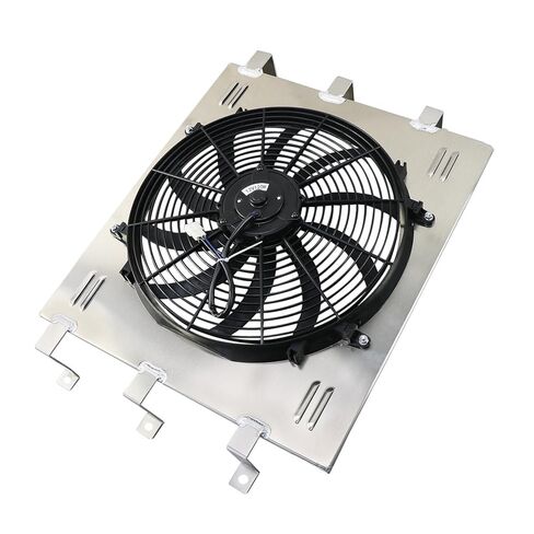 Radiator Shroud&16'' Electric Fan for 55-59 Chevy GMC 3100 3200 3400 3500 3600 Truck 1956 1957 1958 Radiator Cooling Fan Assembly kit in Kuwait