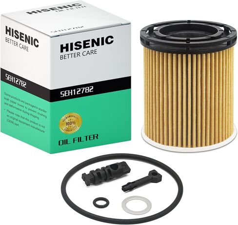 Oil Filter Fits Select Hyundai Accent Creta Elantra Kona Sonata Tucson Venue, Fits Select Kia Carnival K4 K5 Rio Seltos Seltos Sonet Sorento Sportage, Direct Replacement for OE# 263502M000 in Kuwait