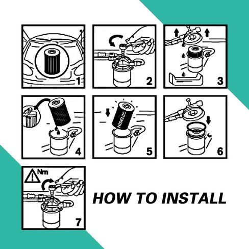 Oil Filter Fits Select Hyundai Accent Creta Elantra Kona Sonata Tucson Venue, Fits Select Kia Carnival K4 K5 Rio Seltos Seltos Sonet Sorento Sportage, Direct Replacement for OE# 263502M000 in Kuwait
