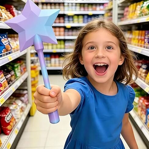 Credit Card Wand, 3D Printed Magic Tap to Pay Wand, Star Magic Wands Digital Payment Star Wands for Easy Checkout Suitable Scenarios for Card Payment Blue in Saudi Arabia